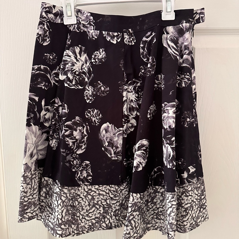 Floral A line skirt, size 2